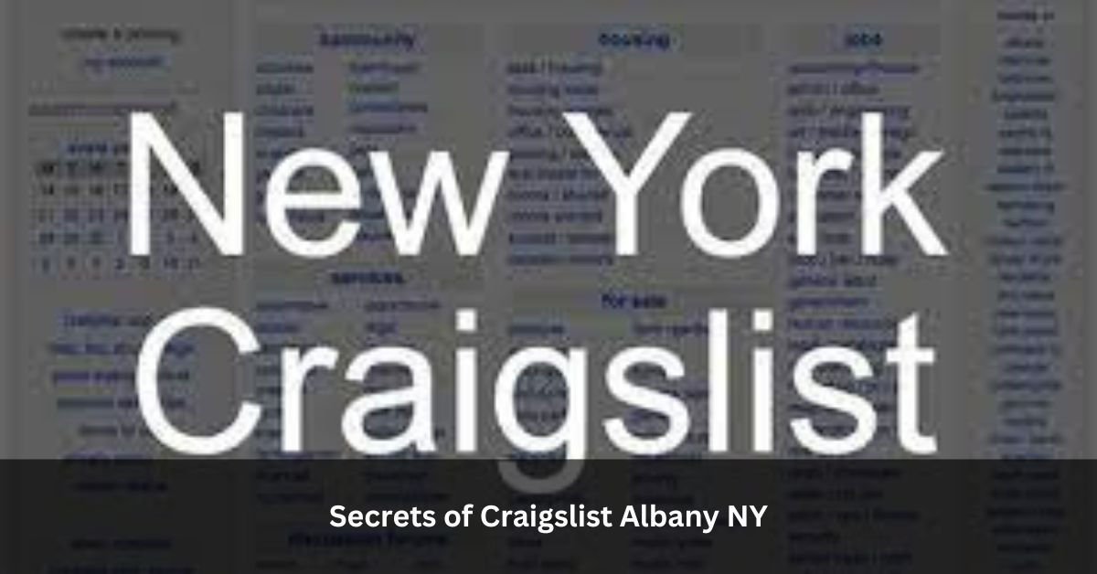 Secrets of Craigslist Albany NY